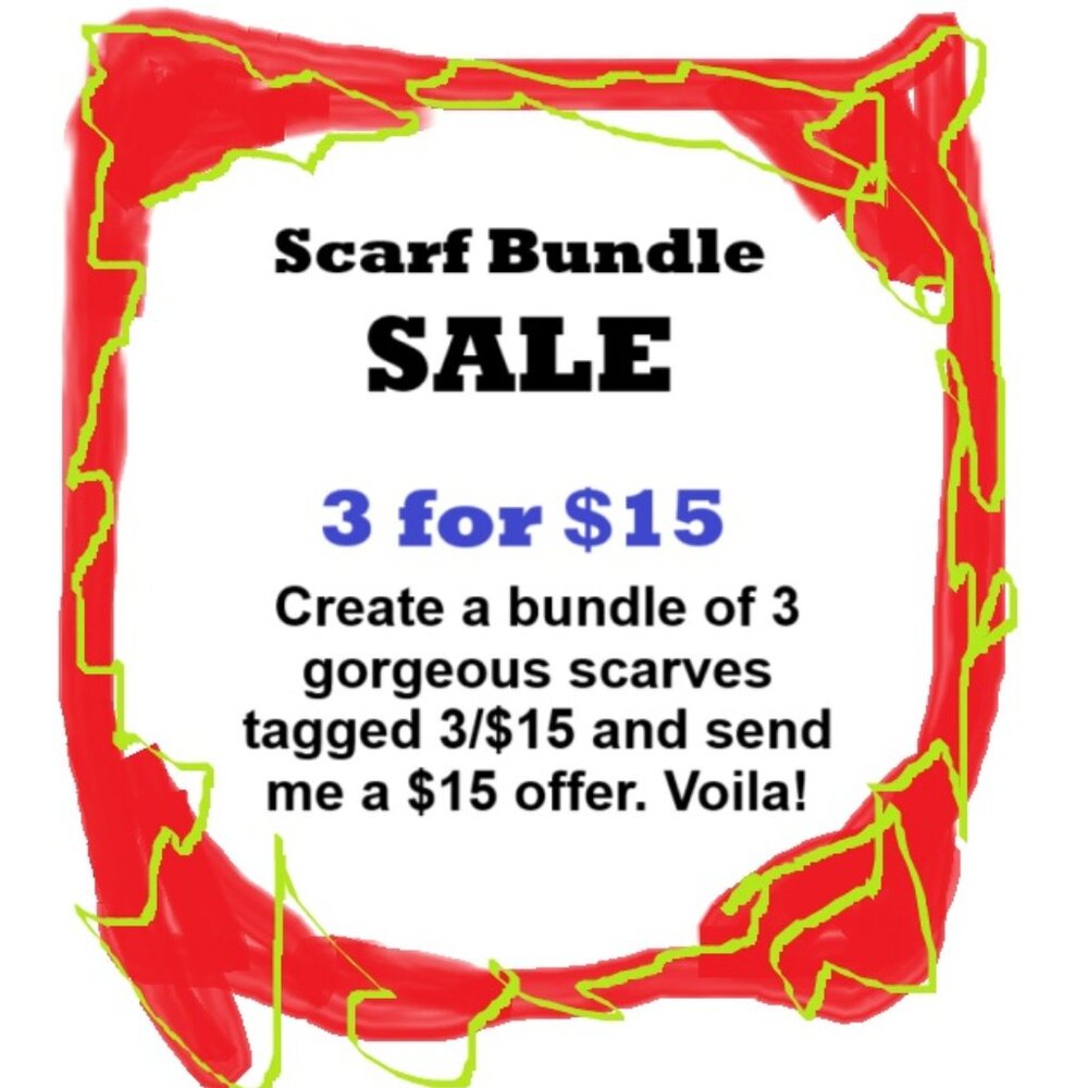 Scarf Bundle Sale 3/$15